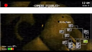 UNSEEN footage of the kitchen camera in Five nights at freddys?!