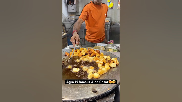 Agra ki famous Aloo Chaat😍😋|| Indian street food