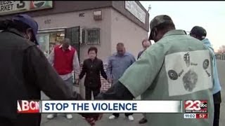 Group comes together to walk for peace