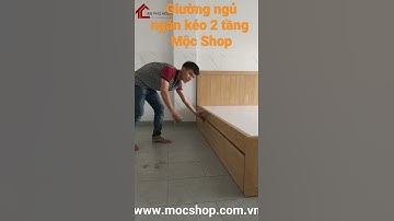 Giường ngủ - xếp gọn | Giường ngủ ngăn kéo 2 tầng | Giường ngủ hộc kéo #shorts