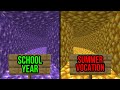 how fast school year vs summer vocation goes by