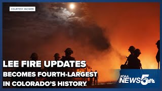 Historic Milestone: Lee Fire Becomes Colorado's 4th Largest Wildfire in State History