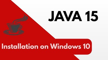 Install Java 15 on windows 10