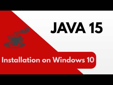 Install Java 15 on windows 10