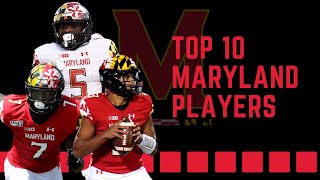 Maryland Terrapins Football Top 10 Players for 2021