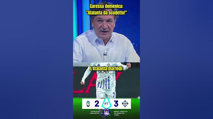Caressa dice che l'Atalanta è favorita per lo scudetto. 22.09.2024