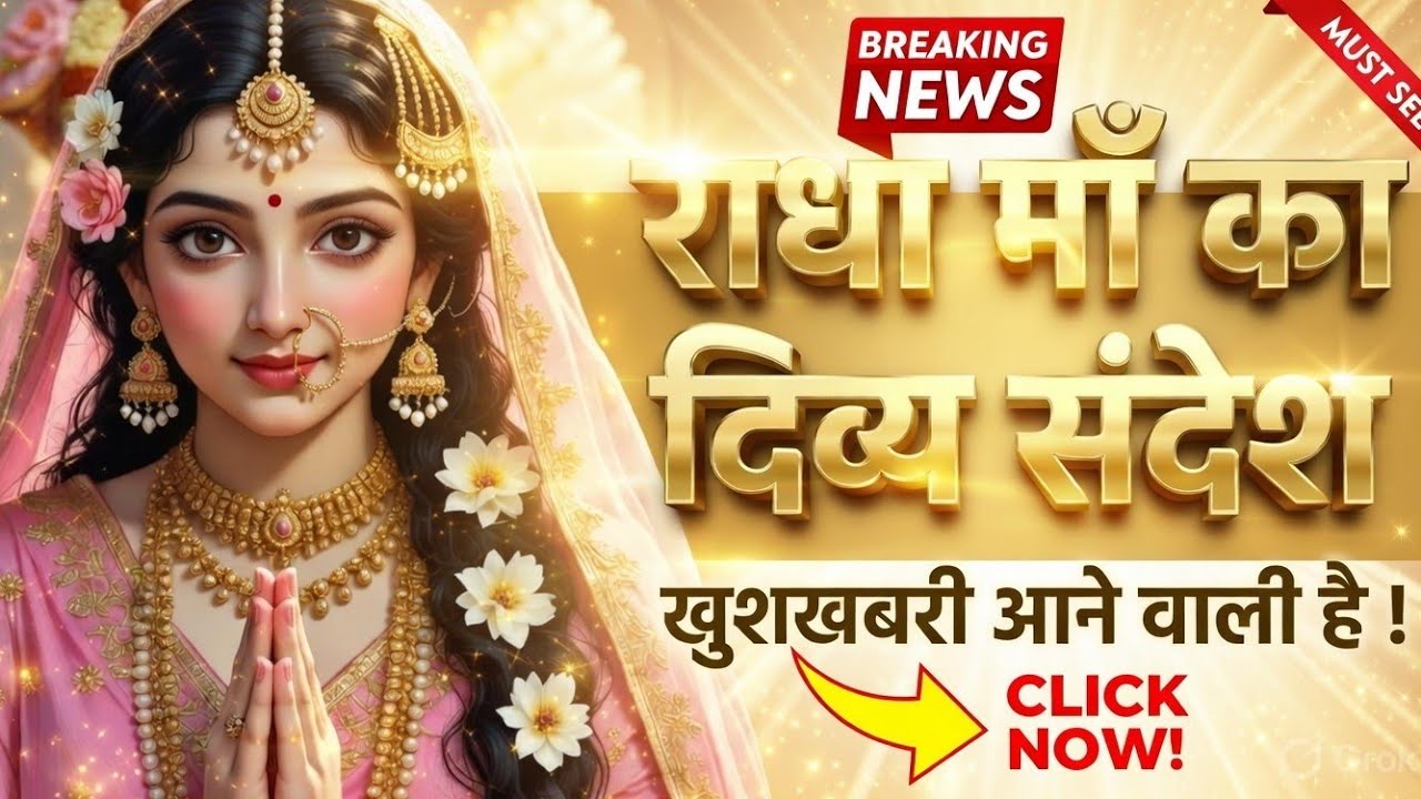 राधा माँ का दिव्य संदेश | बहुत बड़ी खुशखबरी आने वाली है|💖 Radha Maa Message 💌