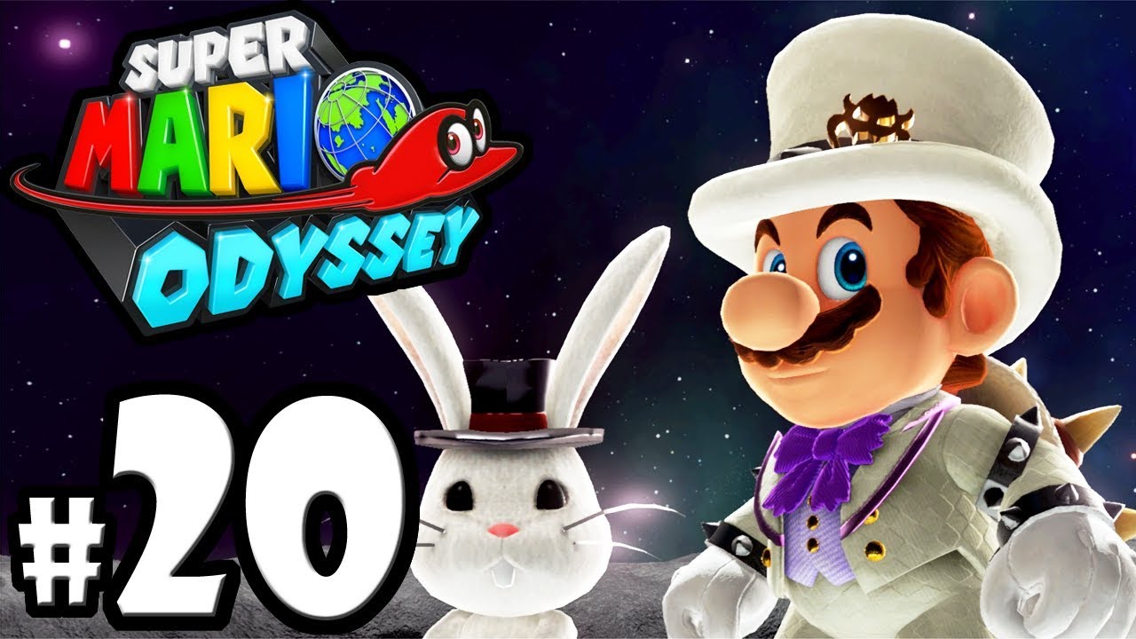 Super Mario Odyssey - Switch Gameplay Walkthrough PART 20: Dark Side Bosses - Wedding Bowser amiibo