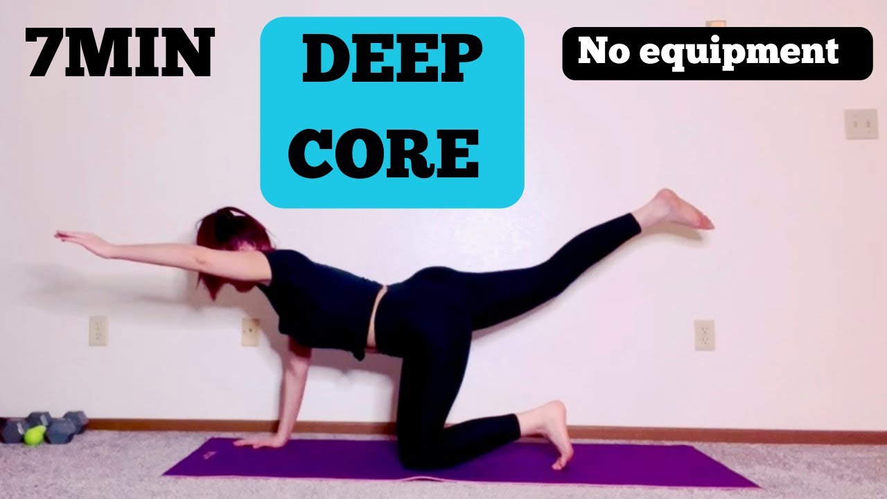 7 MINUTE DEEP CORE WORKOUT ab workout 7 minutes core workout YouTube