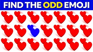 FIND THE ODD EMOJI OUT in these Odd Emoji Puzzles! | Odd One Out Puzzle | Find The Odd Emoji Quizzes by Brain Busters 8,362 views 1 month ago 10 minutes, 13 seconds