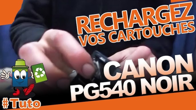 TUTO REMPLIR CANON 540 BLACK XL (refill) 