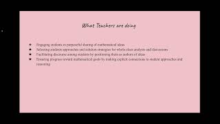 Facilitate Meaningful Mathematical Discourse by Mikaylah Kilgus