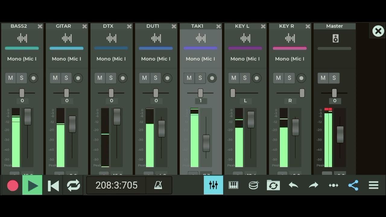 mixing multitrack di hp android terbaru YouTube