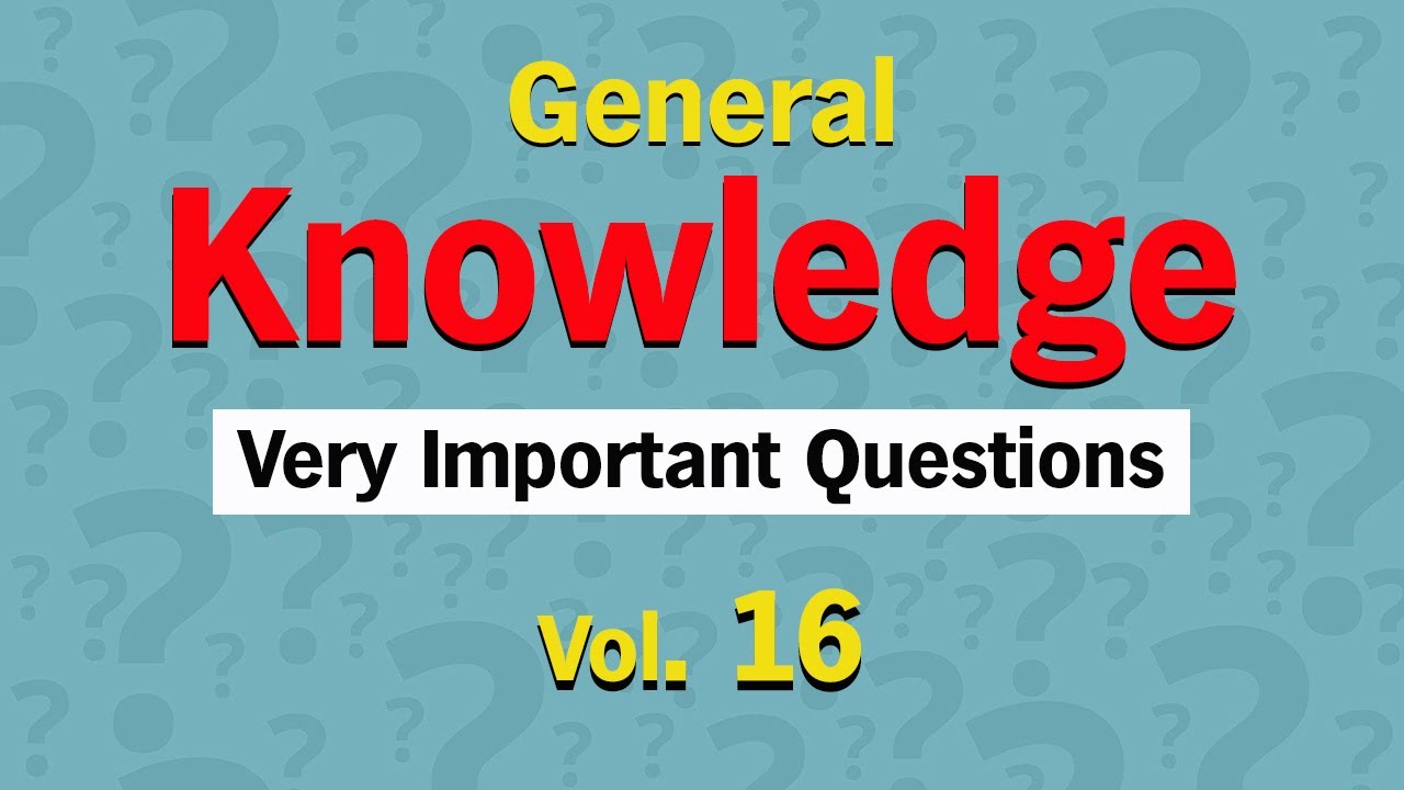 General Knowledge || Competitive exams || quiz test || Current Affairs ...