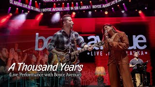 A Thousand Years - Boyce Avenue | Kavindi Kulasena (Live Performance in Sri Lanka)