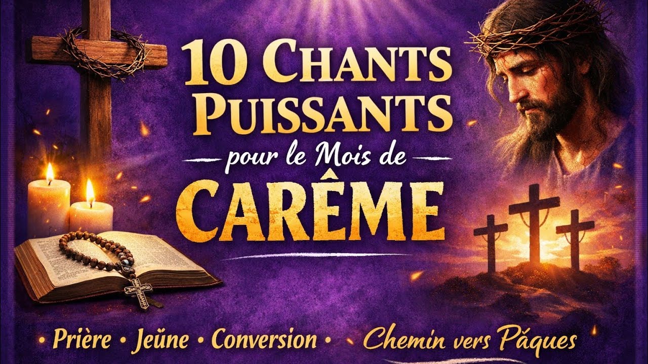 10 CHANTS  POUR LE MOIS DE CARÊME 