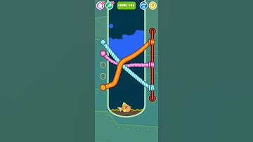 Save the Fish Game || Pull the Pin || Save the fish Level 143 #shorts #games #viralvideo