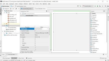 Java GUI Calculator with IntelliJ Part 2