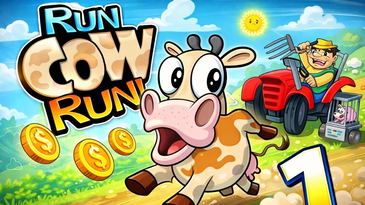 Run Cow Run | Gameplay Walkthrough Part-1 (iOS&Android) |