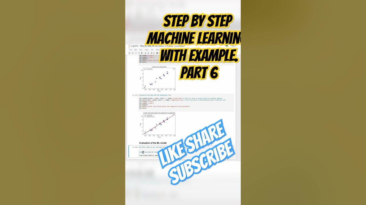 Step by step Machine learning With example. part6. #education #tutorial ...