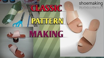 How to make this complicated classic ladies slippers pattern #shoemaking #beginners