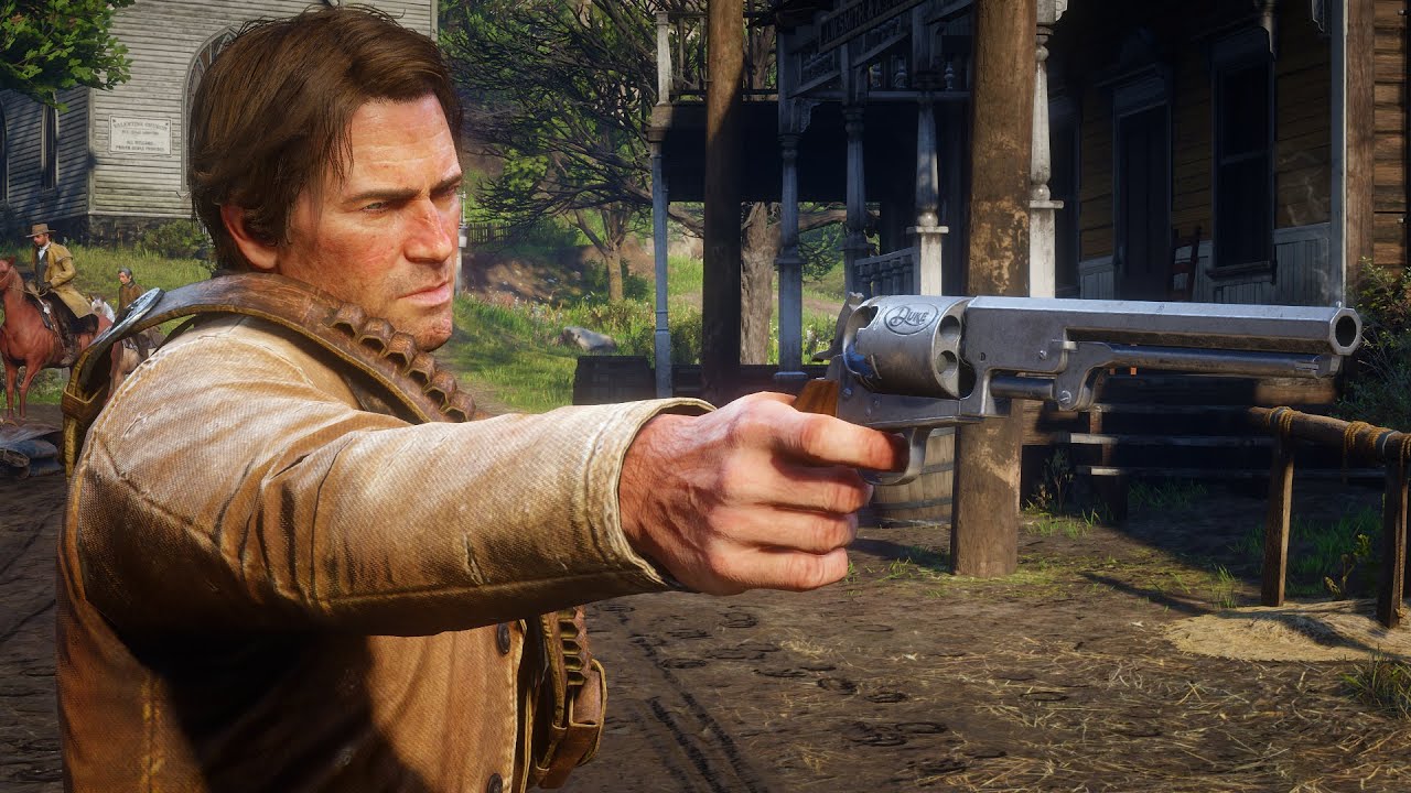 Online weapons and more in story mode at Red Dead Redemption 2