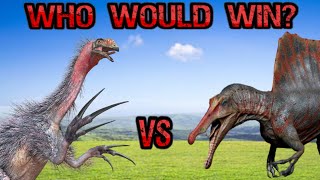 Spinosaurus vs Therizinosaurus- Who Would Win?