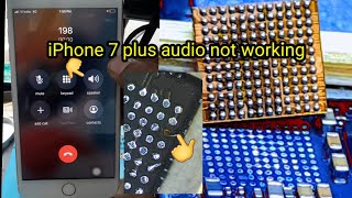 iPhone 7 plus audio ic repair solution problem fix