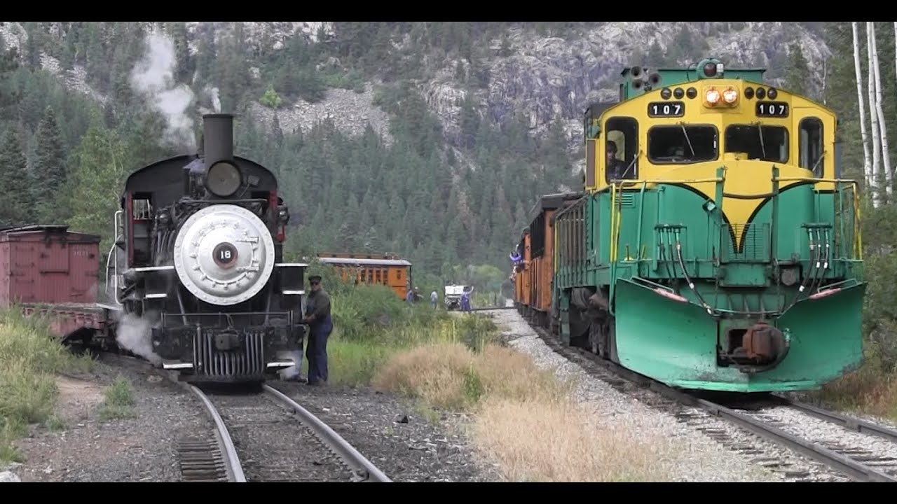 Durango & Silverton Railroad 1969 ALCO DL535 diesel in White Pass