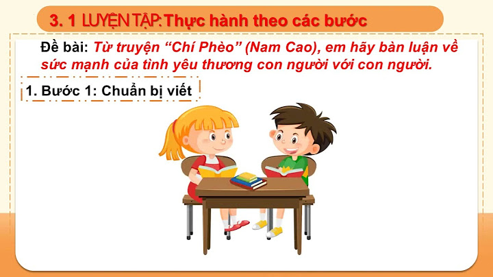 Viết văn nghị luận văn học và tình thương