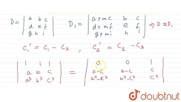 Using the property of determinants and without expanding prove that abs([1,1,1],[a,b,c],[a^3,b^3...
