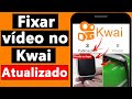 COMO FIXAR um VÍDEO no TOPO do PERFIL no KWAI