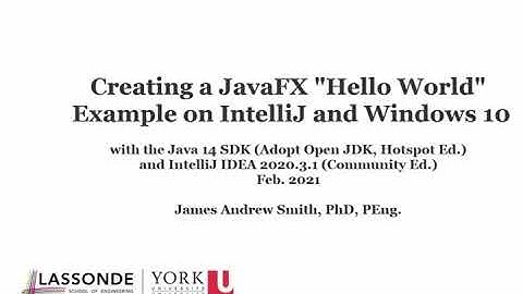 Practical Java: a first JavaFX project in IntelliJ using Windows 10