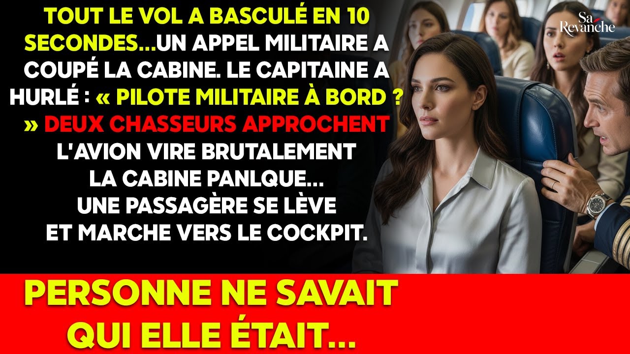 Le capitaine a hurlé : « Pilote militaire à bord ? » - Une passagère se lève…