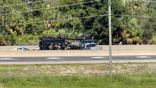 Shots fired in hourslong standoff on I-75 in Lee County