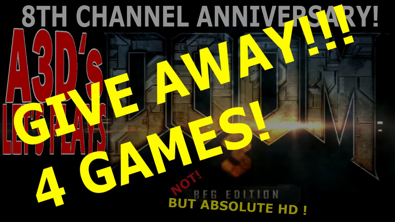 [Closed] GIVE AWAY! 8th Channel Anniversary! playstation 3