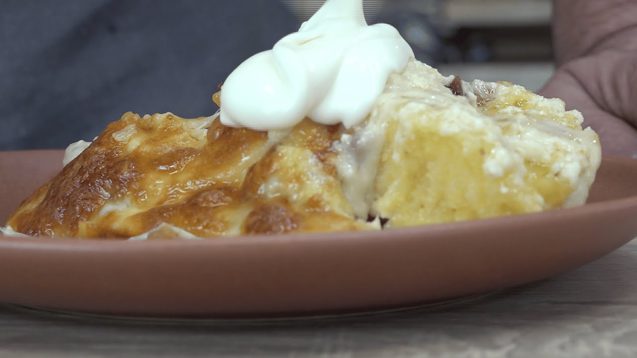 Mămăligă topșită (în straturi)