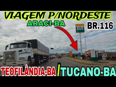 Viagem de Carro P/Nordeste- TEOFILÂNDIA-BA - TUCANO-BA,Muitos Buracos Viagem de Julho 2023