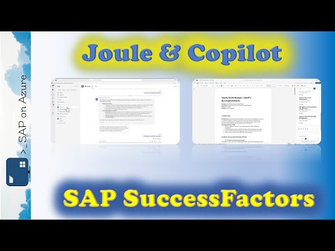 SAP Joule + Microsoft Copilot   -- SuccessFactors Showcase