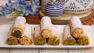 KNUSPRIGE CREMERÖLLCHEN/FAKE CANNOLI - SOMMER DESSERTS - PEFEKTE VANILLECREME FÜR GEBÄCK