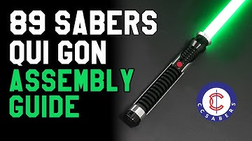 89Sabers Qui Gon saber assembly - Tutorial by CCSabers