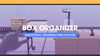 Immersive Training for Manual Labor | Box Organizer VR and MR Application | HoloLens 2 screenshot 1