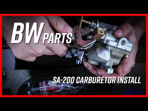 How to Install a Carburetor on the Lincoln SA 200