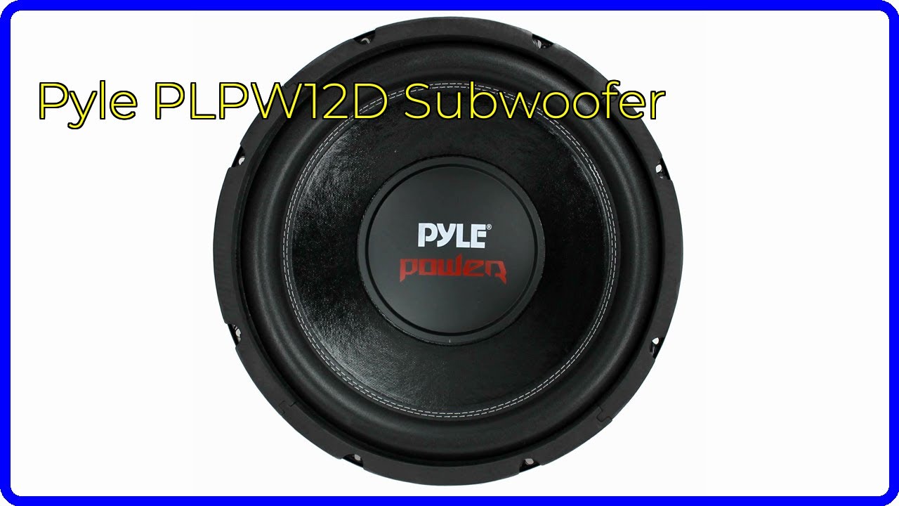 REVIEW (2026): Pyle PLPW12D Subwoofer. First Look. - YouTube