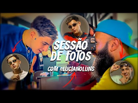 SESSÃO DE FOTOS DO MALUQUINHO COM LUCIANOLUNS! - VLOG #4