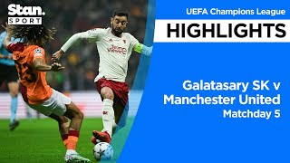 Thumbnail for Galatasaray SK v Manchester United Highlights | 2023-24 | UEFA Champions League