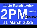 Lotto Result Today 2pm Draw March 11, 2026 Swertres Ez2  PCSO LIVE