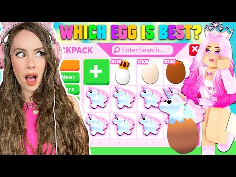 Seeing How Many EGGS It Takes To Get An ALICORN In Adopt Me! ROBUX SPENDING SPREE