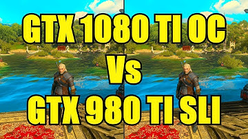 The Witcher 3 GTX 1080 TI OC Vs GTX 980 TI SLI Stock 1440p Ultra Frame Rate Comparison