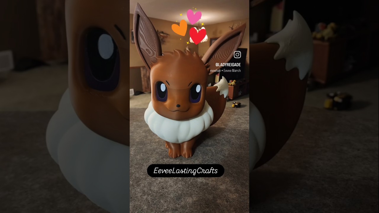 Life Sized Eevee 3d Print! 